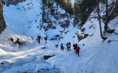A Magical Winter Adventure: Hiking to Donut Falls in Utah